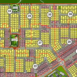 A section of the Banksia Grove masterplan